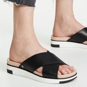 Sam Edelman Black Audrea Solid Slide Sz 8.5